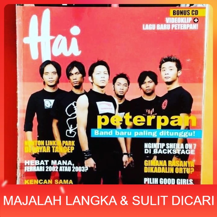 Majalah HAI No.21 Jun 2003 Cover PETERPAN Langka