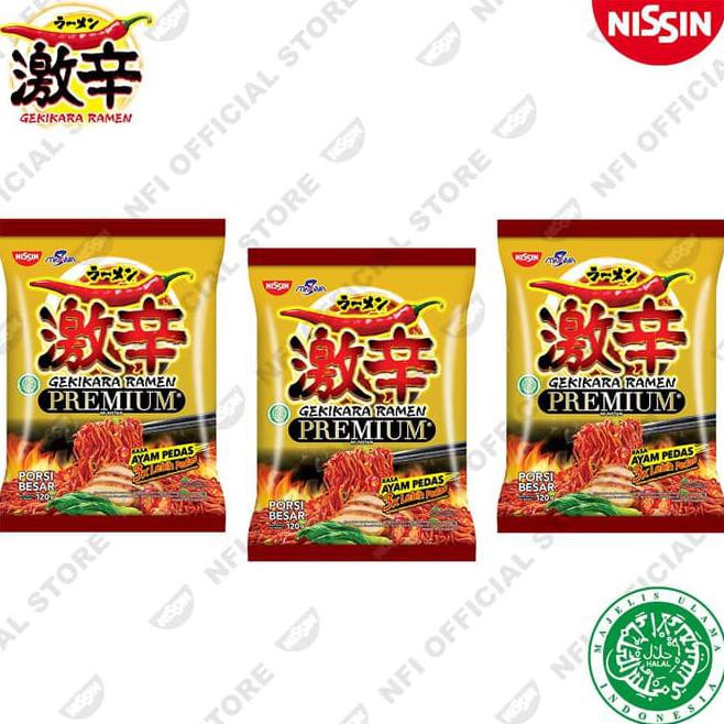 

of76 nissin gekikara ramen goreng premium - 360gr - 3 pcs xuvf