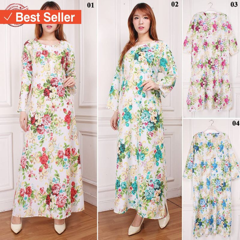 FASHION ALA KOREA BLACKPINK MURAH MERIAH / Maxi Dress Salsa Jumbo Wanita