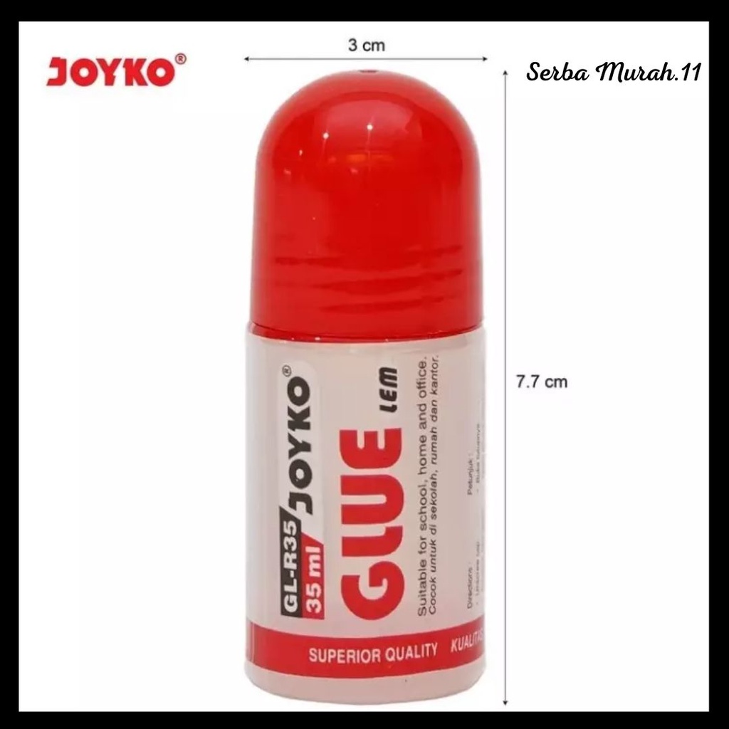 

LIQUID GLUE / LEM CAIR JOYKO GL-R35 35ml MURAH (HARGA PER PCS)