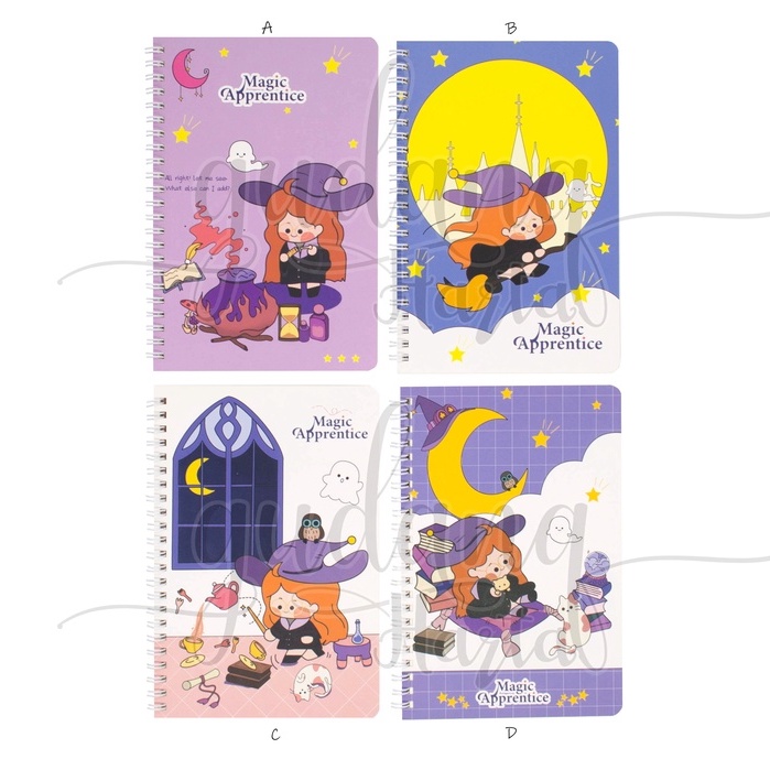 

GCC Notebook A5 Spiral Magic Apprentice Buku Motif Penyihir GCC 308811