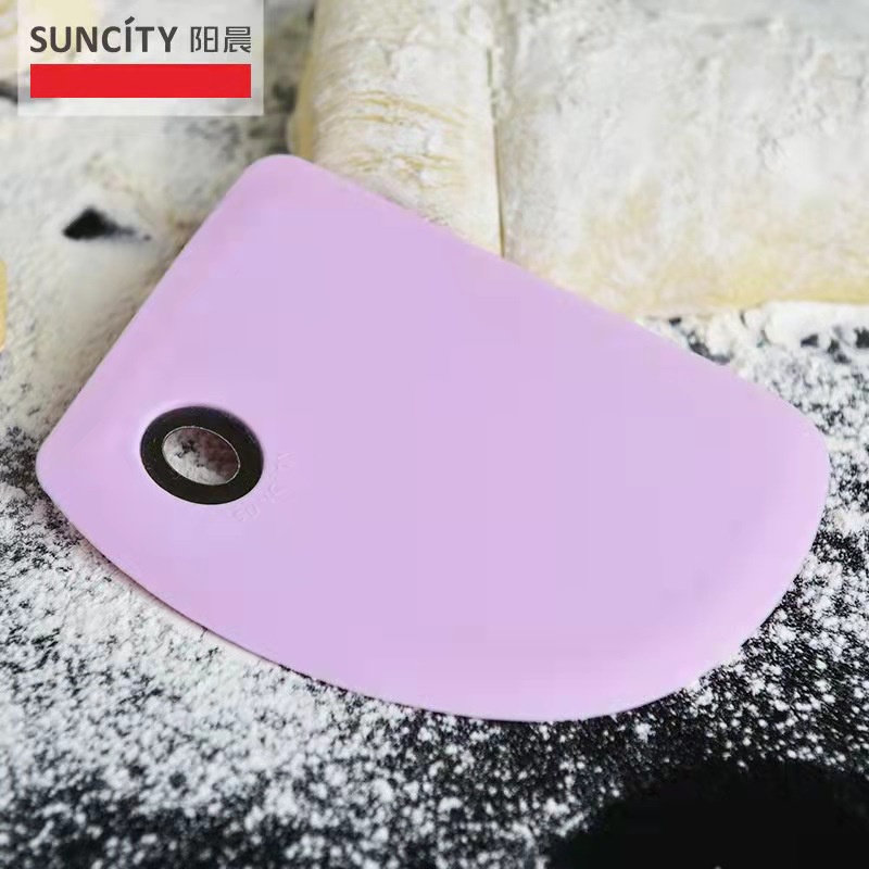 Suncity YC6064 Pemotong Adonan Kue Silica Gel Dough Scrapper Pink