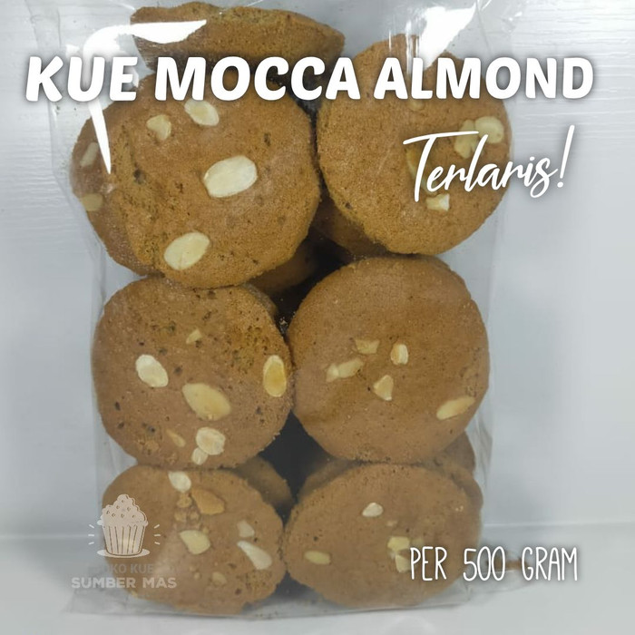 KUE BOLU KERING MOCCA ALMOND ISI 500 GRAM / Bolu moka / Bolu rasa mocca /TERLARIS / MANIS