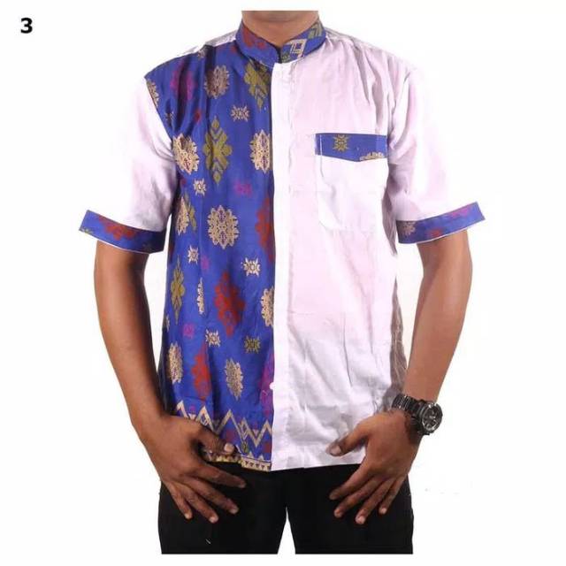 Kok batik kombinasi Yusril modern