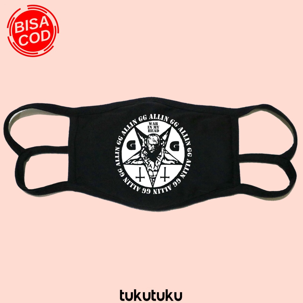 Masker Musik Punk Rock GG Allin