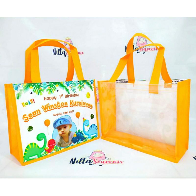 

tas souvenir goodiebag snack ultah anak ulang tahun animal/hewan lucu