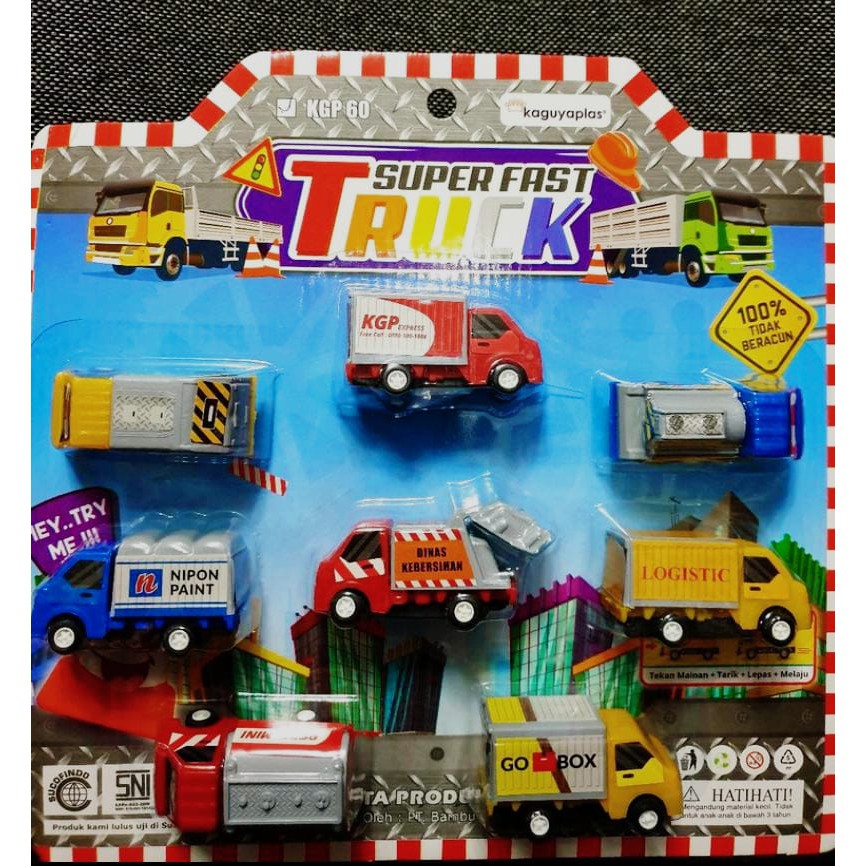 Mainan Anak mobil truck mini cute - Super Fast Truck - KGP 60