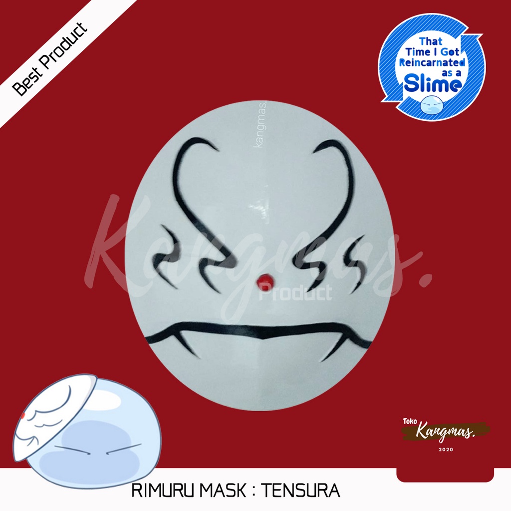 rimuru mask / topeng rimuru tempest tensura