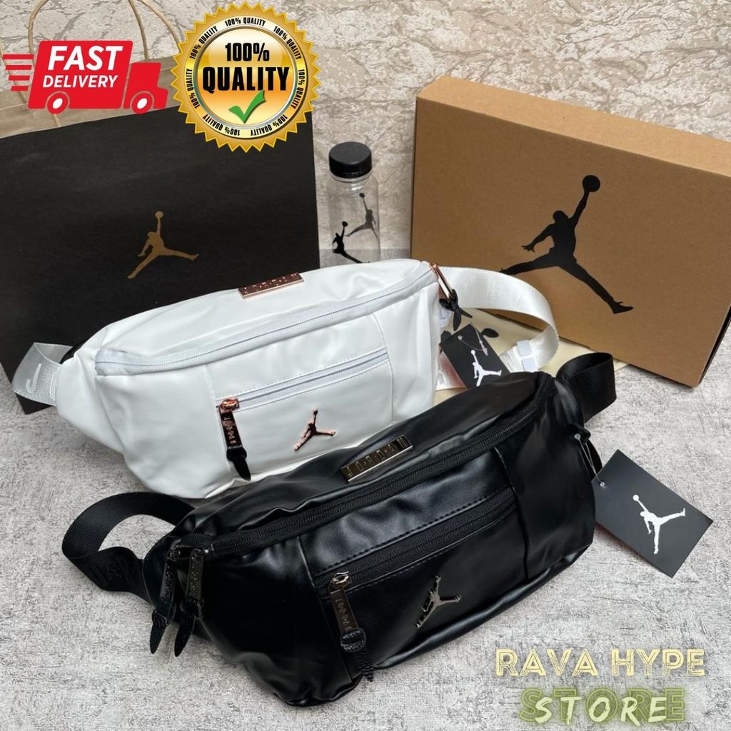 Waistbag Jordan YinYang FULLSET FREE WATER BOTTLE / Tas Selempang Kulit Tas Nike Jordan Tas Pinggang