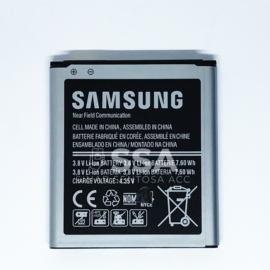 Baterai Original 100% Samsung Galaxy Core 2 Win Beam G355H G355 I8550 I8552 I8530 EB585157LU Batere Batre Battery Batrai Batu Batrei ORI