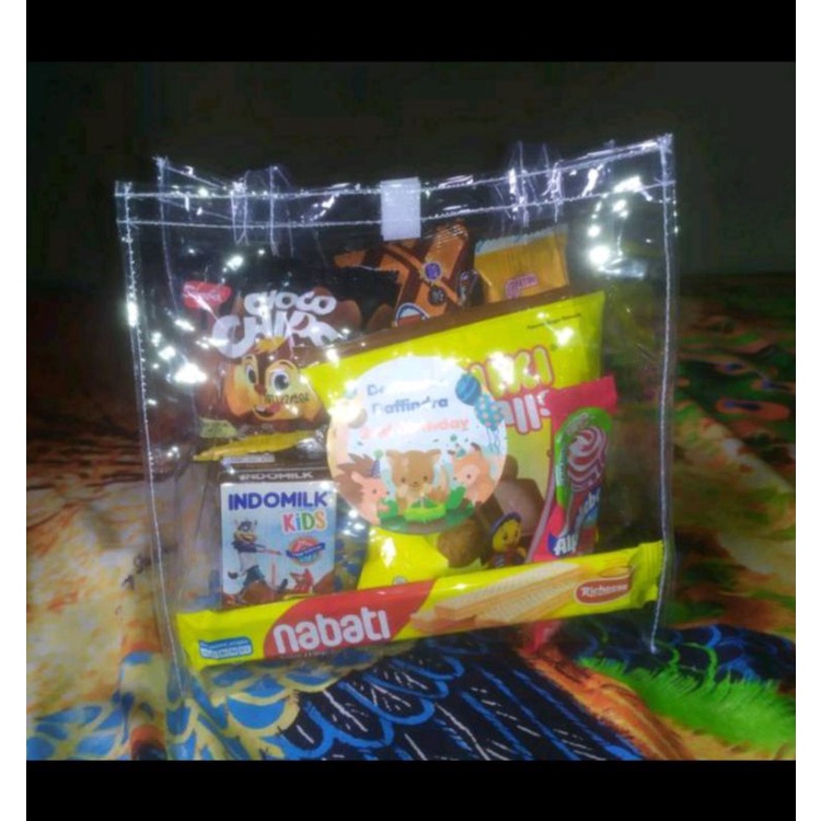 

Tas Mika Transparan Parcel Lebaran 20x10x20 @3.700