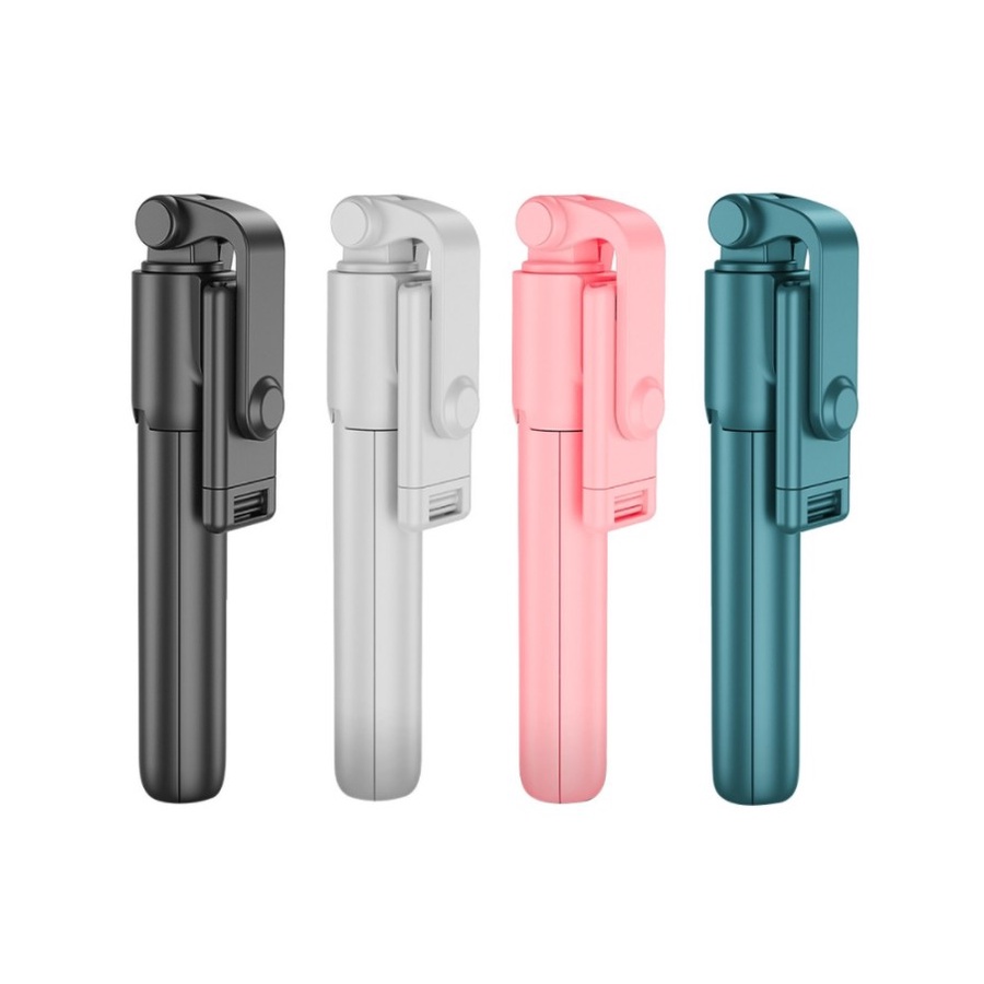 Tongsis R1 Bluetooth Tripod 3in1 Bluetooth Macaron phone holder mini tripod universal