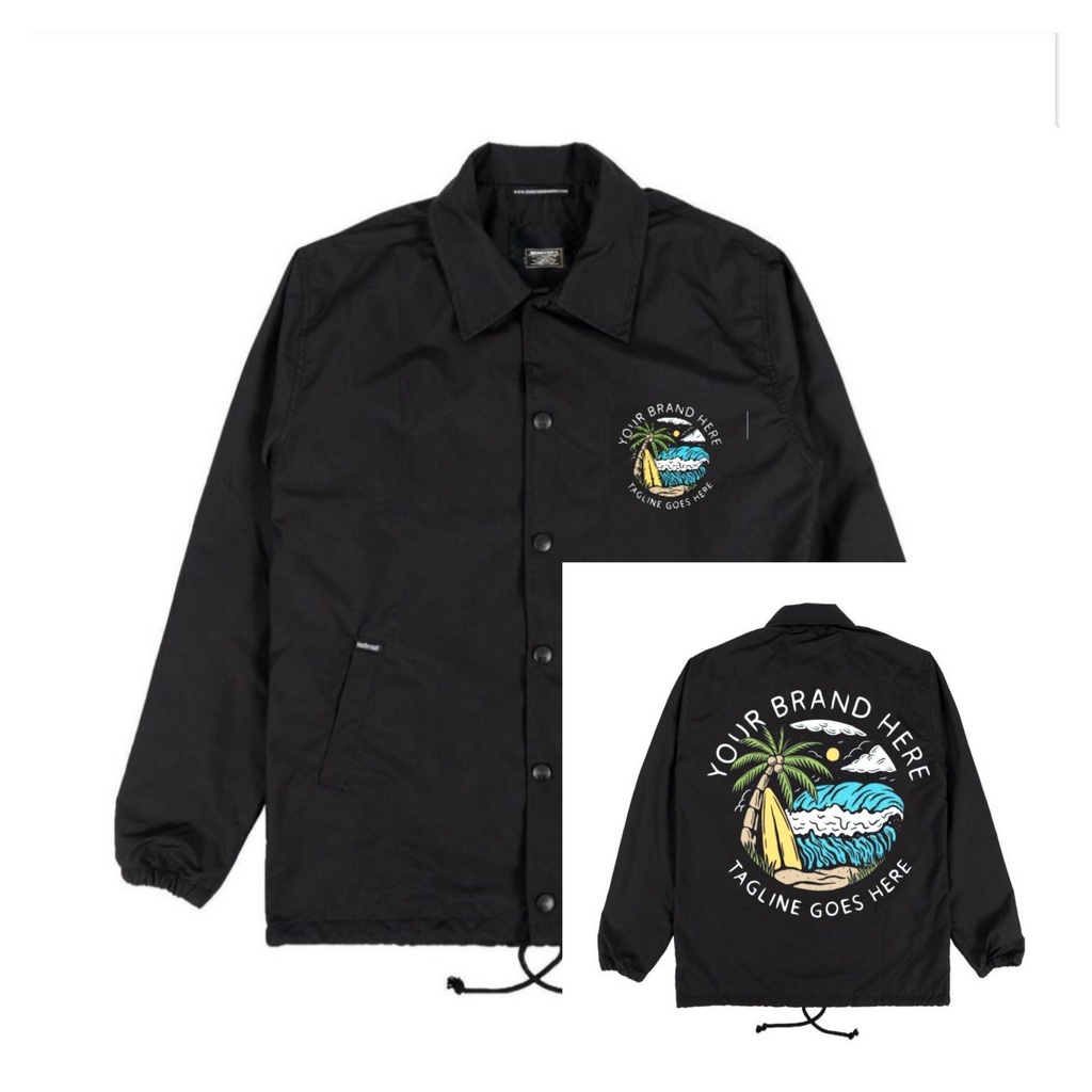 SM - COACH JACKET SURFING PANTAI ORIGINAL WANGKERS / JAKET COACH WINDBREAKER PRIA SURFING ANTI AIR