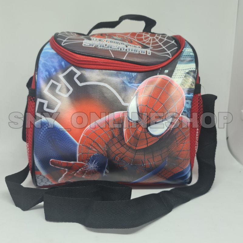 Lunch Bag Anak Bisa Utk Souvenir Ultah Bisa Slempang & Tenteng Karakter-1