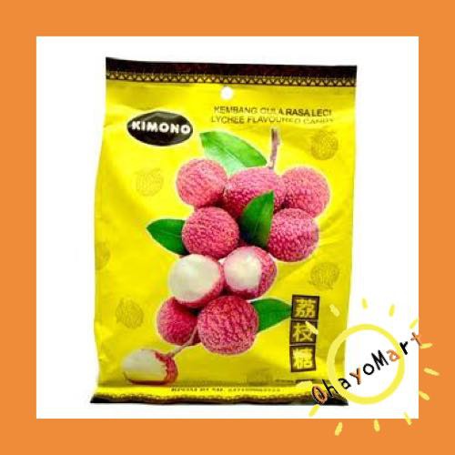 Permen kimono Lychee / permen leci / lychee flavoured candy 150grm