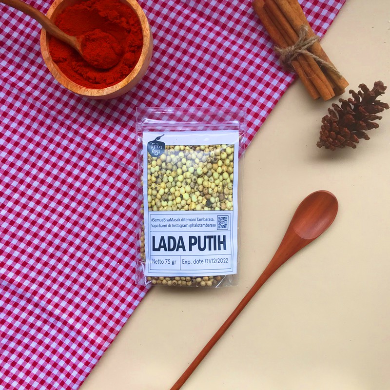 

Lada Putih 75gr Ready to Gosend Grabsend Sameday Tambarasa