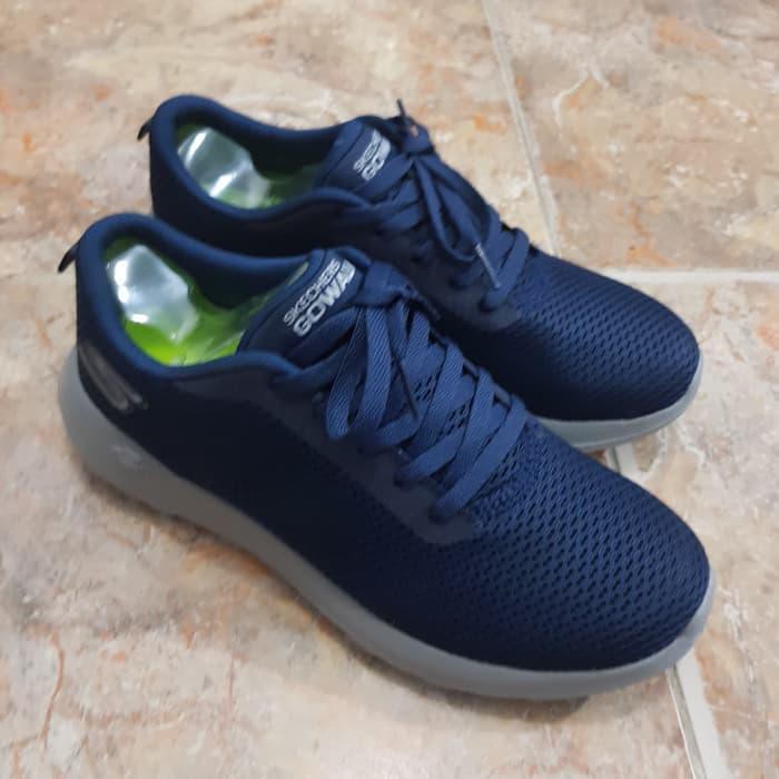 Sepatu Original Skechers Gowalk Max Tali - Navy