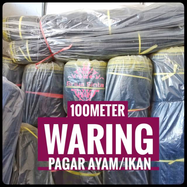 Waring 100meter untuk pagar ayam/ikan