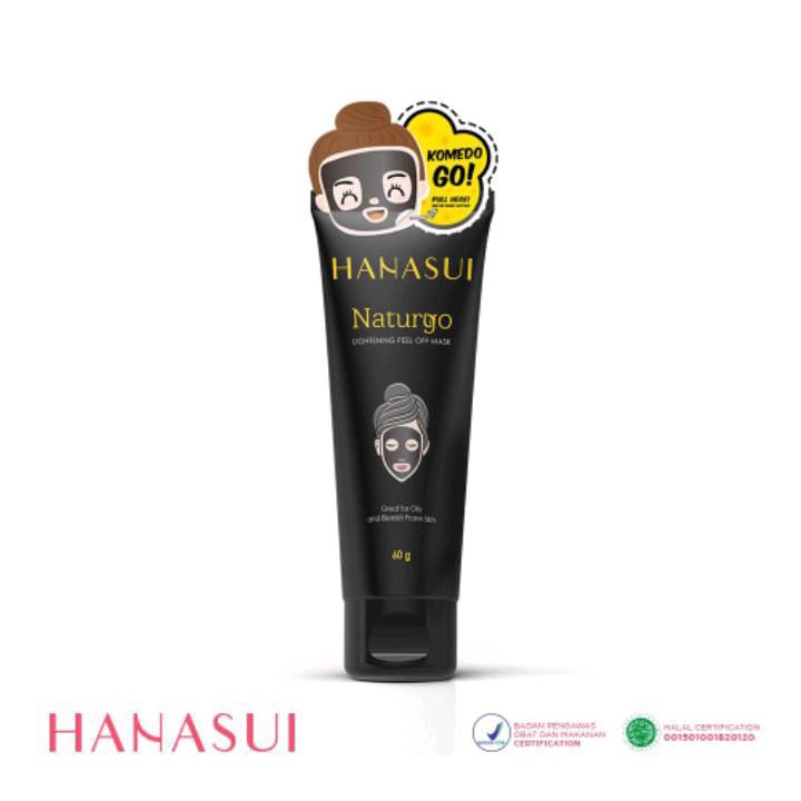 HANASUI Naturgo Peel Off  Mask Kemasan Tube 60gr