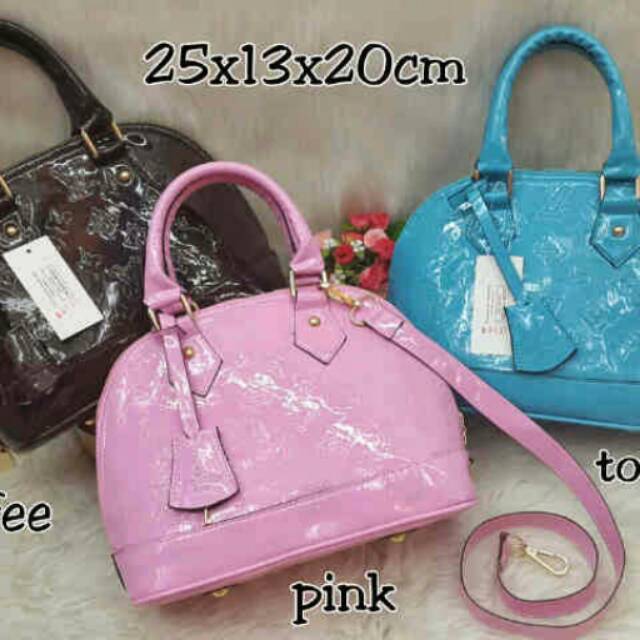 Promo Lv alma glossy baby pink