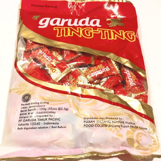 

Permen Kacang Garuda Ting-Ting 1 Pak Bungkus - Tingting Ting Enting