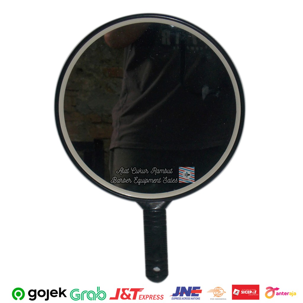 New Kaca Belakang Kaca Salon Kaca Barber Bulat Cermin Salon