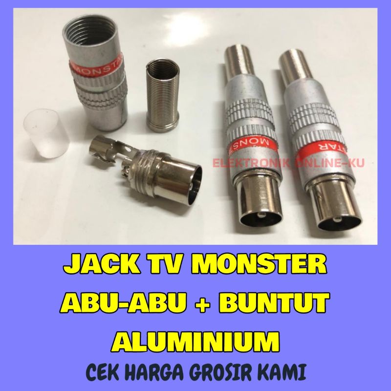 JACK TV MONSTER ABU-ABU + BUNTUT ALUMINIUM