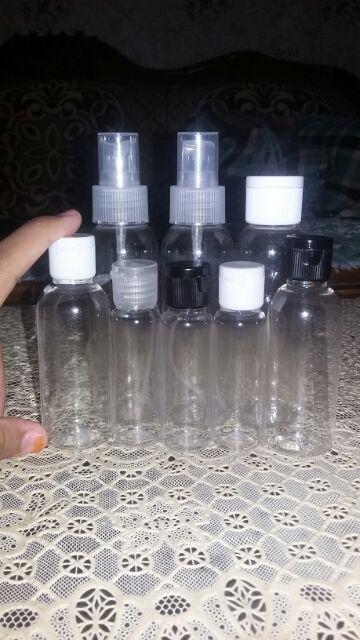 Botol Plastik Pet Tutup Press On 60 Ml Promo Minimal 30 Pcs