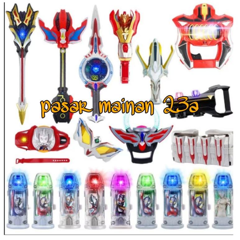 [PRODUK KF9TO] Mainan Senjata Ultraman Z Geed Orb Ginga Pedang Ultraman X ID0