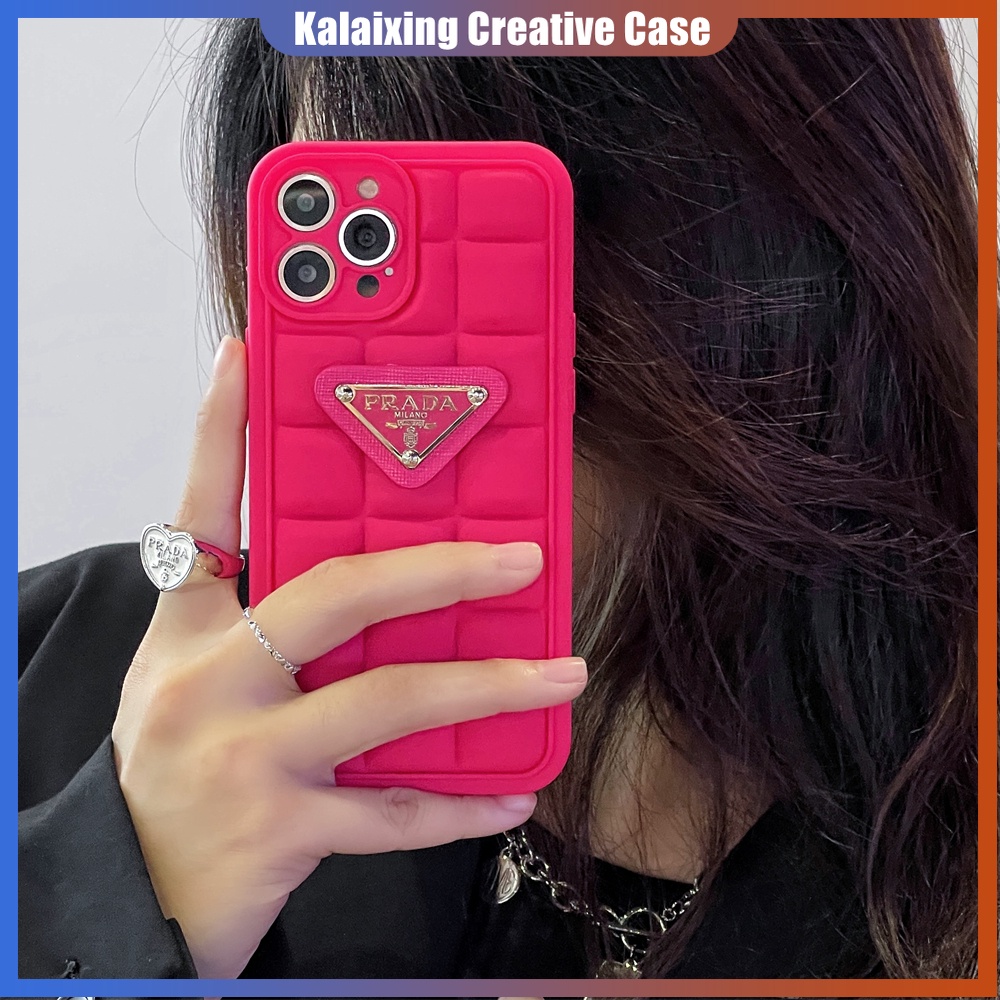 Casing Ponsel TPU Lembut Bentuk Prada 3D Untuk iPhone 14pro Max13 Pro Max12 Pro Max 11promax Xs Max Xr X Xs