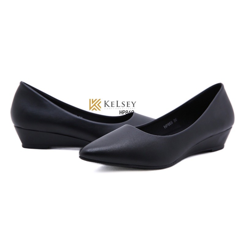 (GRATIS ALAS KAKI) RESTOCK!!  NICOLE SEPATU HELLS KELSEY #HP869 SEPATU KANTOR KULIT KERJA IMPORT