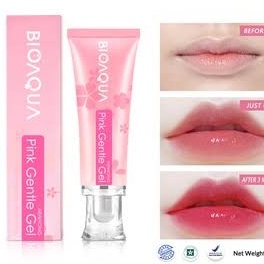 NEW BIOAQUA Nenhong Cream Pink Gentle Lip Pemerah/Pencerah Bibir Hitam BPOM