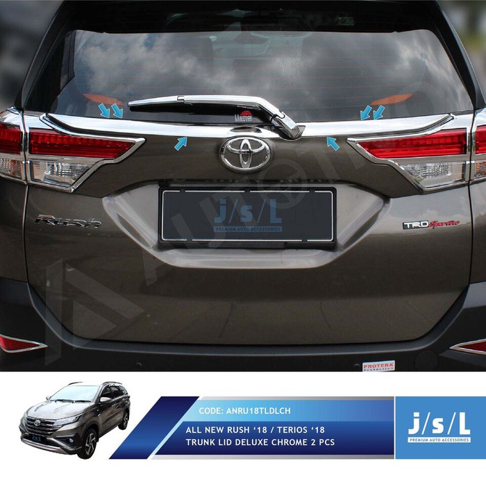 All New Rush Terios 2018 2019 2020 2021 2022 2023 2024 Aksesoris Trunk Lid Deluxe JSL