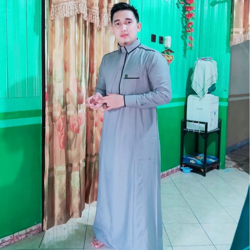 HOT PRODUCT [COD] JUBAH THOBE 2 ELGHAZI [KHIRAH STYLE] / JUBAH MEWAH KATUN IMPORT/ JUBAH LENGAN