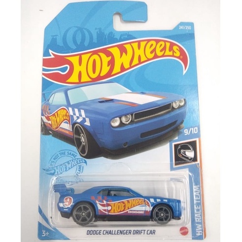 DODGE CHALLENGER DRIFT CAR Biru | Diecast Terbaru Lot A 2022 Hot Wheels HW Hotwheels Mobil Mainan Anak