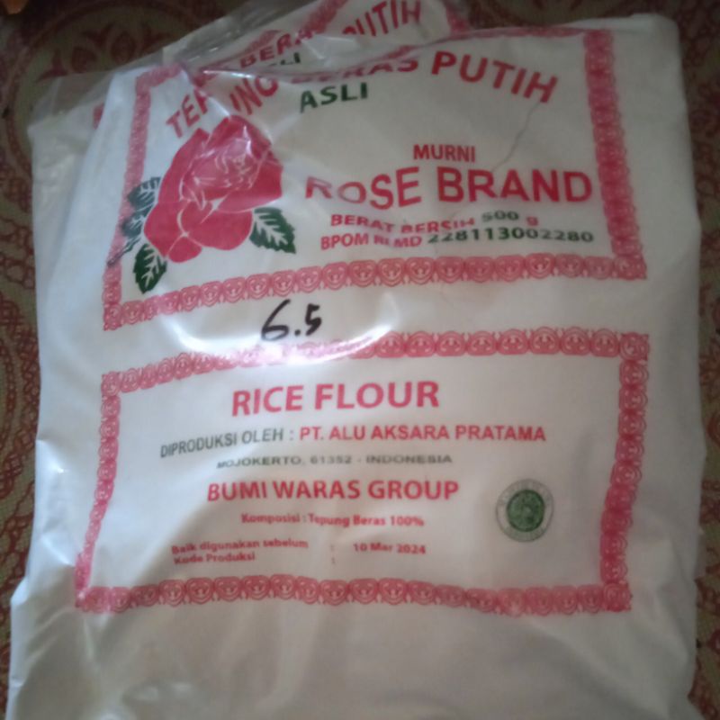 

Tepung Beras Putih Rose Brand