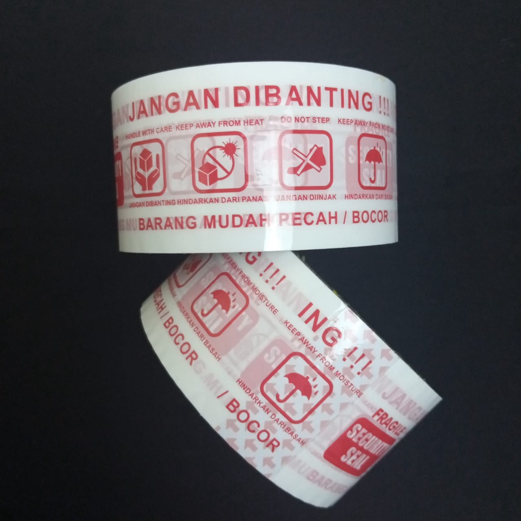 

LAKBAN FRAGILE PUTIH 50 Yard 2 Inch