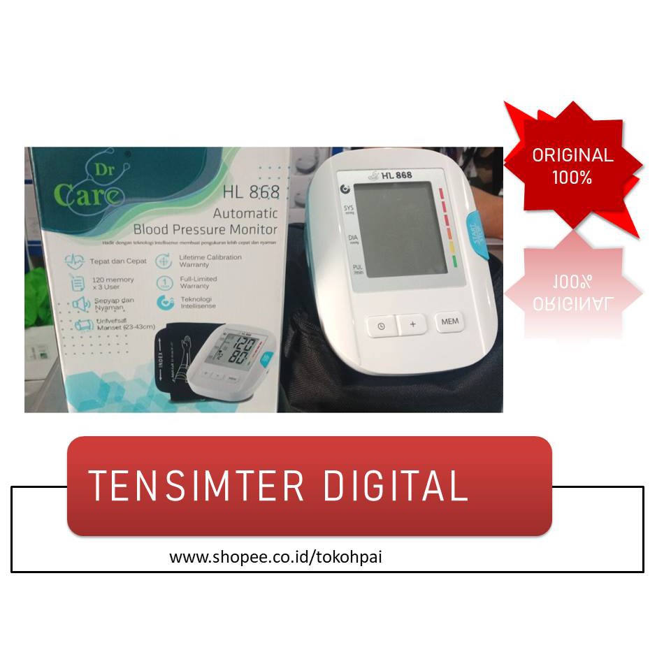 Tensi Digital Dr Care HL868 / Tensimeter Digital Dr Care