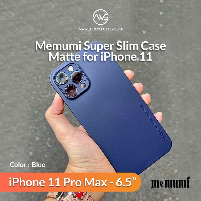 Memumi Super Slim Case Matte Back Cover for iPhone 11 Pro Max 6.5 inch