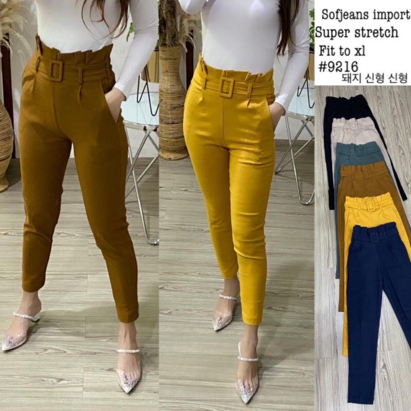 Celana Wanita Import Soft Jeans Strecth 9216