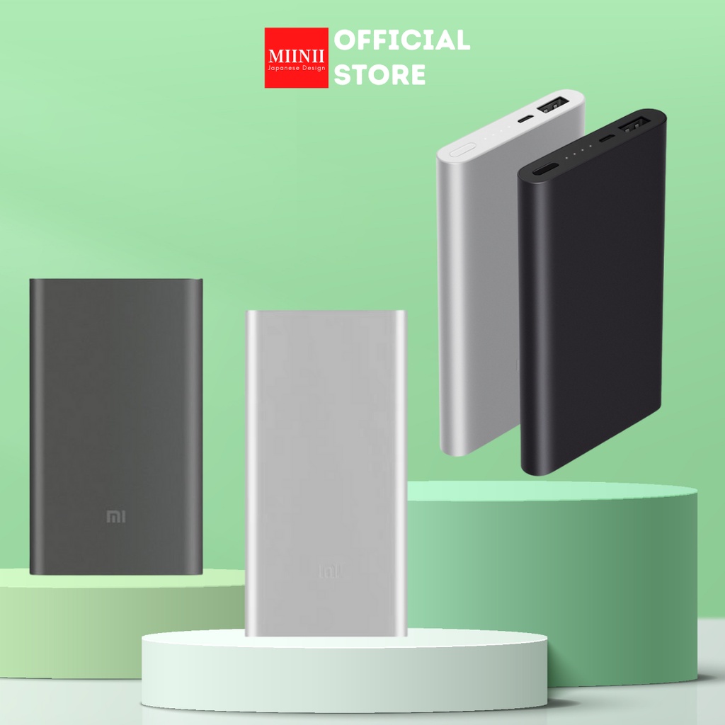 MIINII Powerbank Xiaomi Slim MI2 2A 10000MAH 1USB Authetic