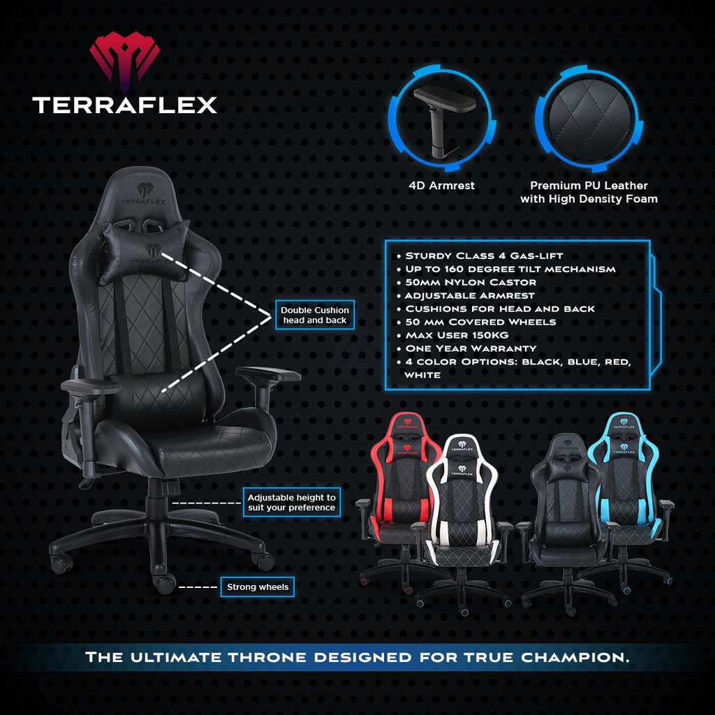 Terraflex TF-1 / TF1 4D - Gaming Chair