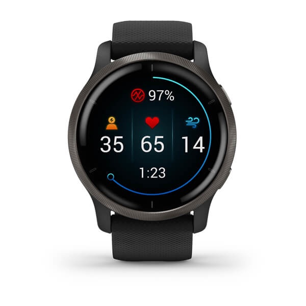 Smartwatch GARMIN VENU 2 with GPS Wi-Fi 1.3&quot; AMOLED - Garmin VENU 2