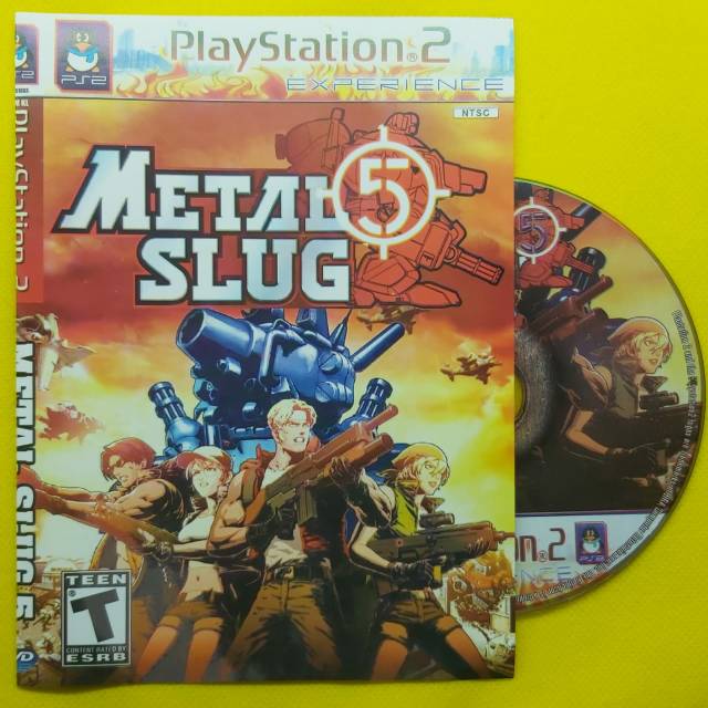 Murah meriah kaset PS 2 metal slug 5