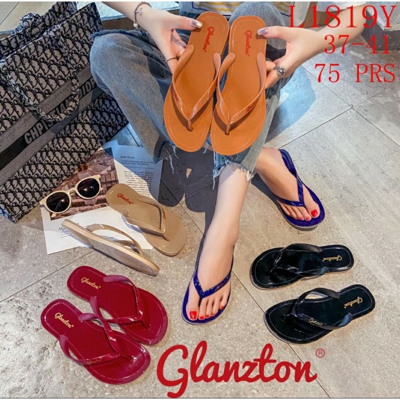 Sandal Jepit Jelly Import FREYA Glossy / Sandal Wanita Jelly Import Glossy