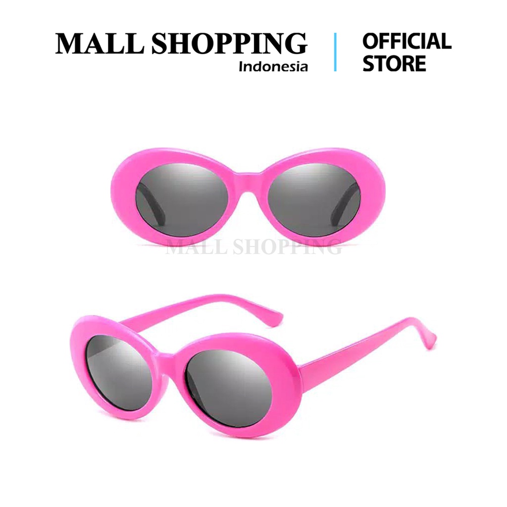 (COD) Kacamata Fashion Steampunk Kacamata Oval Sunglasses ❤️❤️MALLSHOPPING❤️❤️