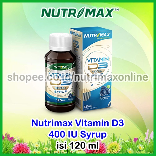 Nutrimax D3 Syrup / Vitamin D3 400 IU / Vitamin D Nutrimax