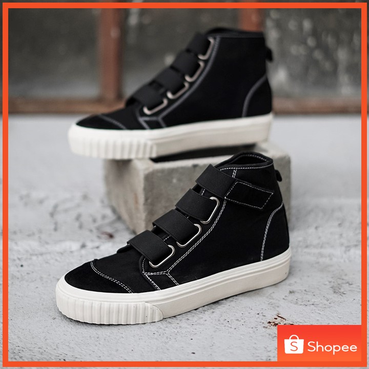 MARX BLACK - Sepatu Kasual Pria Sneakers Casual Cowok Cewek Sepatu Kets Santai Jalan Vulcanized