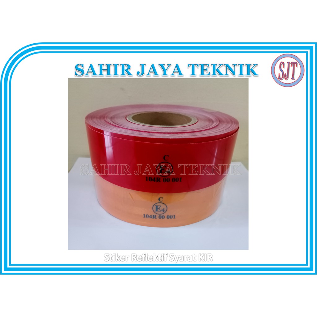 Sticker pemantul cahaya KIR Dishub / reflektif stiker /stiker reflektif pemantul cahaya KIR Dishub