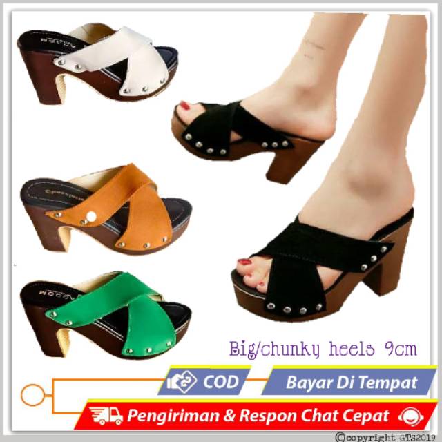 JH01 SEPATU SANDAL HEEL TALI SILANG SIMPLE WANITA CASUAL JH01 SEPATU SANDAL HEEL TALI SILANG SIMPLE WANITA CASUAL